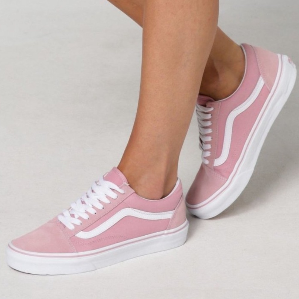 Vans old skool pink womens size 9.5 mens size 8 Zephyr pink